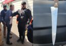 Inspectores municipales evitan homicidio en riña y detienen a sujeto armado con cuchillo de 32 cms. en Feria Pinto