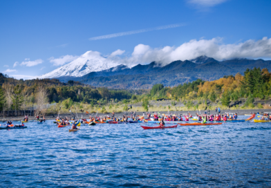 Más de 400 kayakistas podrían marcar récord en la Segunda Travesía Interregional Lago Calafquén