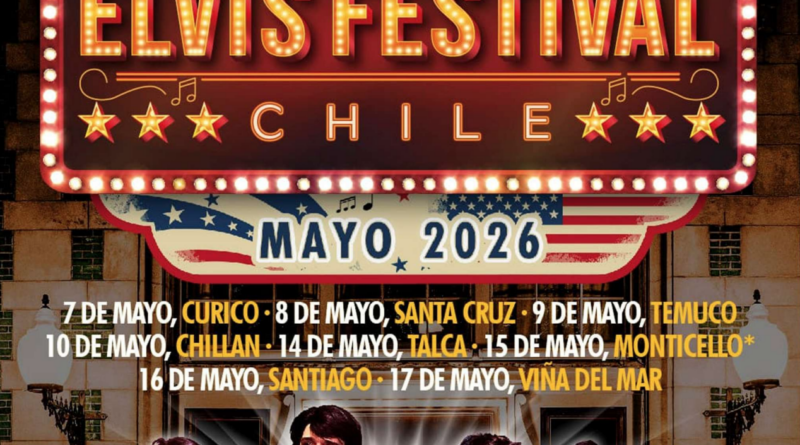 El espectáculo tributo a Elvis Presley más importante del mundo llega a Chile en mayo
