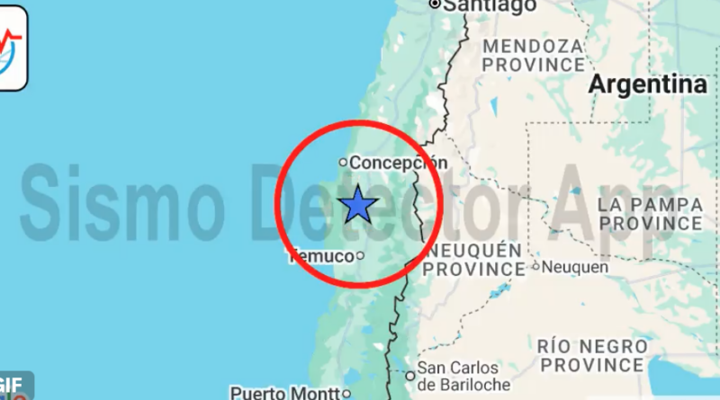 Movimiento sísmico se percibe en la zona centro-sur del país