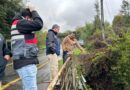 Equipos de emergencia de Pucón y SENAPRED regional revisan puntos críticos en medio del temporal