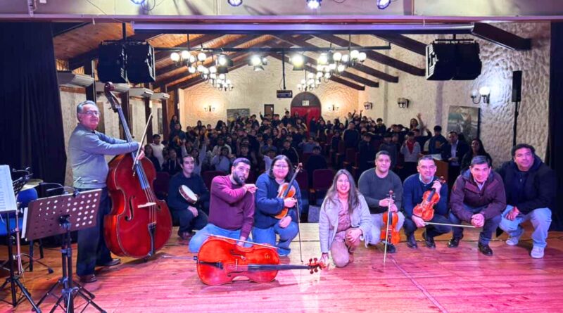Orquesta Filarmónica de Temuco inicia su ciclo de conciertos educacionales 2026 con concierto en Carahue