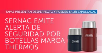 SERNAC alerta por desperfecto en tapas de termos marca Thermos