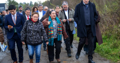 Encuentros ciudadano y empresarial, además de visitar loteos irregulares fue la agenda del ministro Poduje en La Araucanía