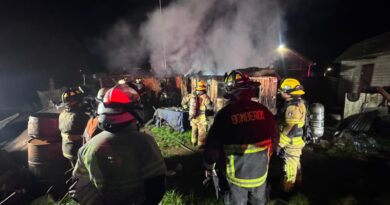 Adulto mayor fallece en incendio que afectó una vivienda en la ruta Temuco–Cholchol