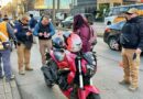 Fiscalización permitió detectar a motociclistas que trabajaban ilegalmente como delivery en Temuco