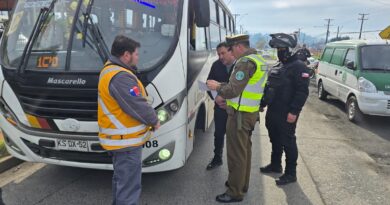 Denuncias vecinales activan nuevo operativo de fiscalización en las calles de Temuco
