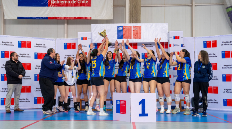 Definidos los campeones regionales Sub 17 de básquetbol y vóleibol en La Araucanía