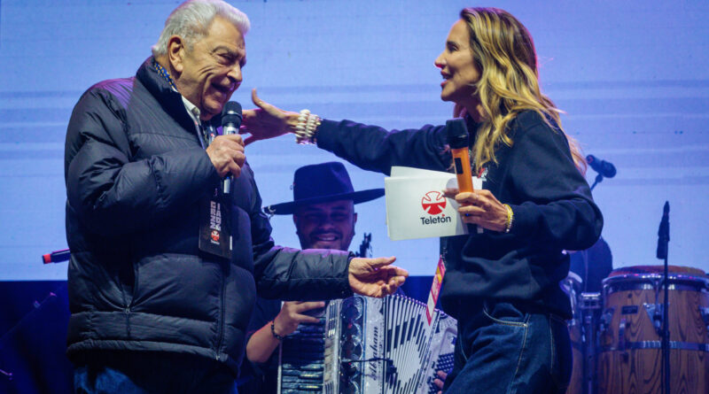 Más de 20 mil personas llegaron a Villarrica para vivir la Gira Teletón junto a Don Francisco