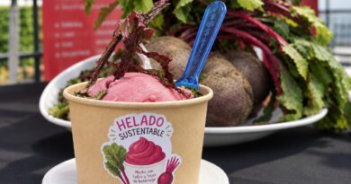 Crean helado de betarraga hecho con hojas y tallos que antes se botaban