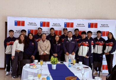 Autoridades reconocen a deportistas de La Araucanía por su destacada participación en Santa Fe 2026