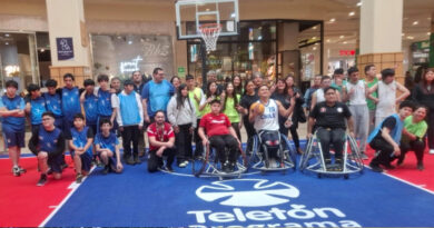Basketón 3×3” reunió a la comunidad y a usuarios de Teletón en Cenco Temuco
